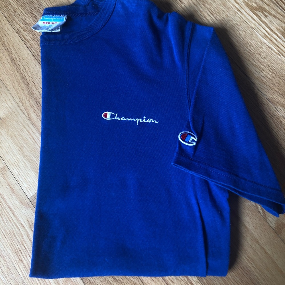 Reverse weave tee